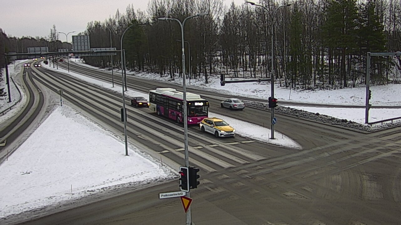 Weather Camera Image Väg 22 Uleåborg öst, Oulu, Pohjois-Pohjanmaa