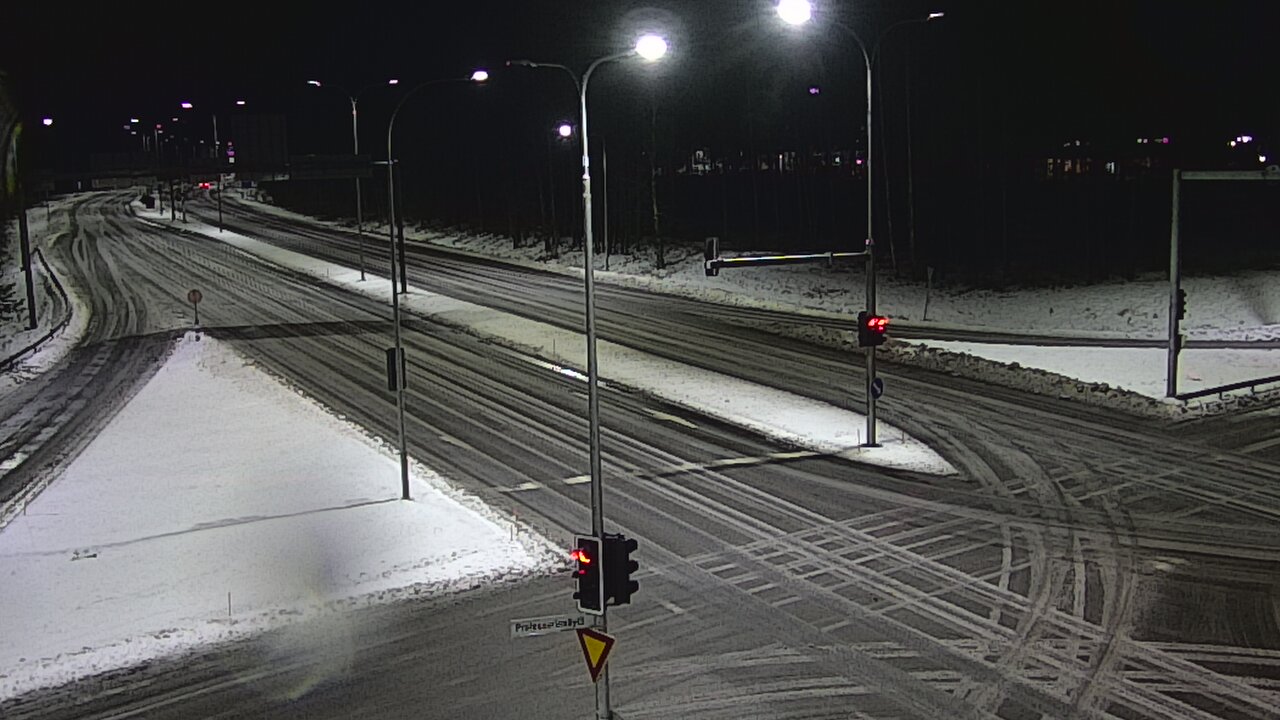 Weather Camera Image Väg 22 Uleåborg öst, Oulu, Pohjois-Pohjanmaa