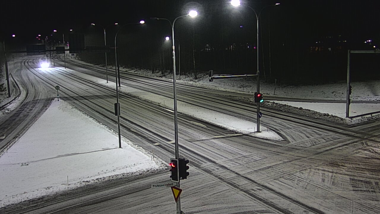 Weather Camera Image Väg 22 Uleåborg öst, Oulu, Pohjois-Pohjanmaa