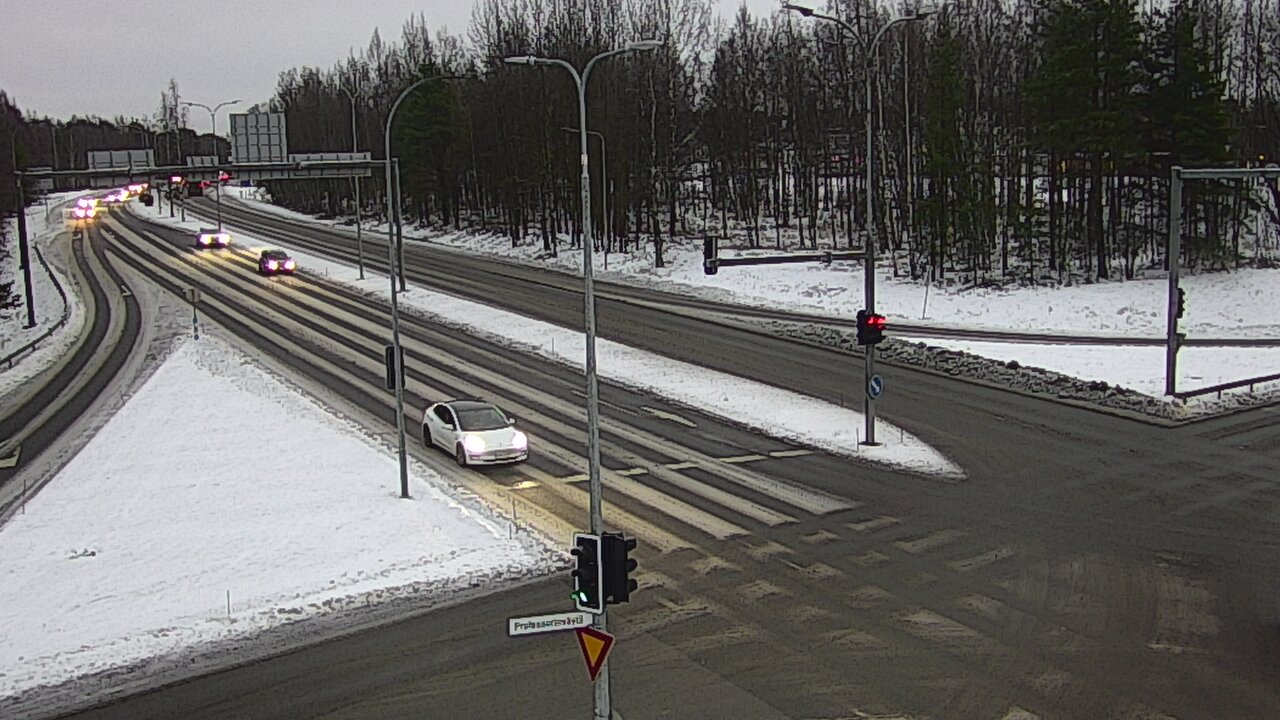 Weather Camera Image Väg 22 Uleåborg öst, Oulu, Pohjois-Pohjanmaa
