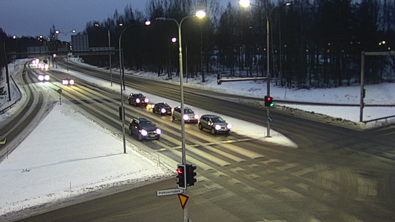 Weather Camera Image Väg 22 Uleåborg öst, Oulu, Pohjois-Pohjanmaa