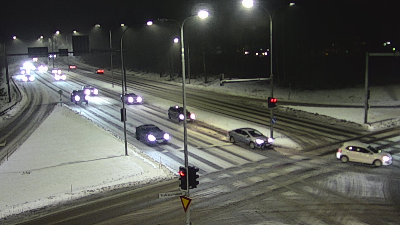 Weather Camera Image Väg 22 Uleåborg öst, Oulu, Pohjois-Pohjanmaa