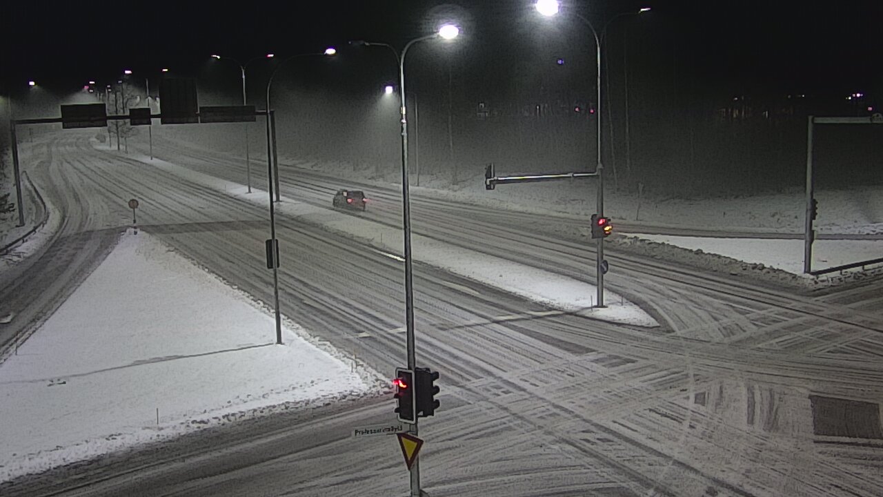 Weather Camera Image Väg 22 Uleåborg öst, Oulu, Pohjois-Pohjanmaa