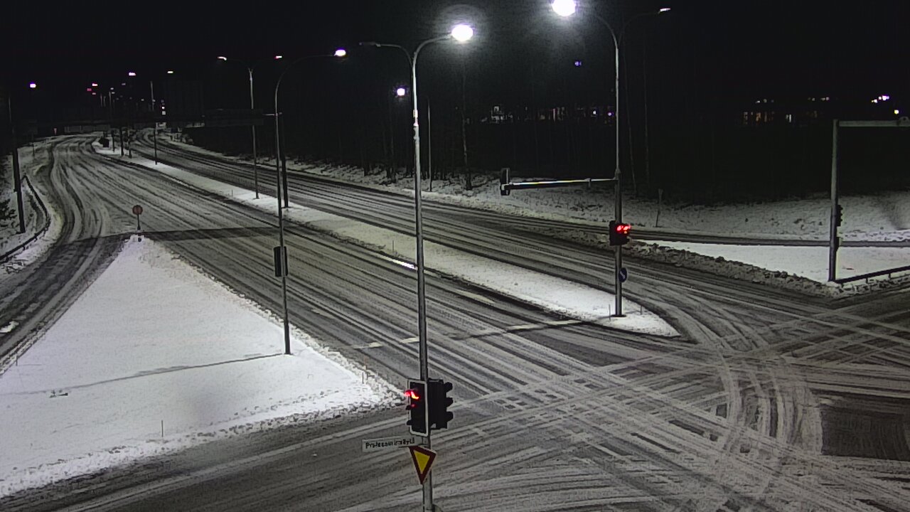 Weather Camera Image Väg 22 Uleåborg öst, Oulu, Pohjois-Pohjanmaa