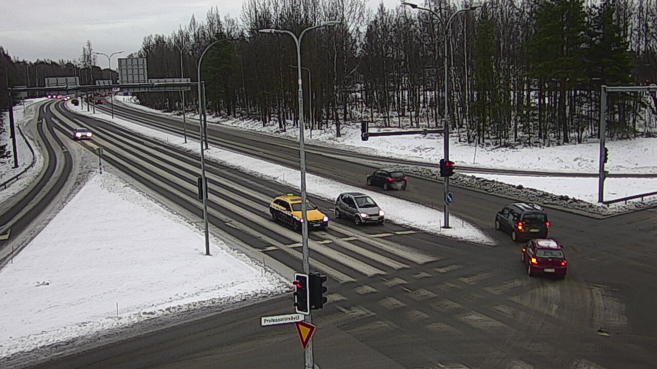 Weather Camera Image Väg 22 Uleåborg öst, Oulu, Pohjois-Pohjanmaa