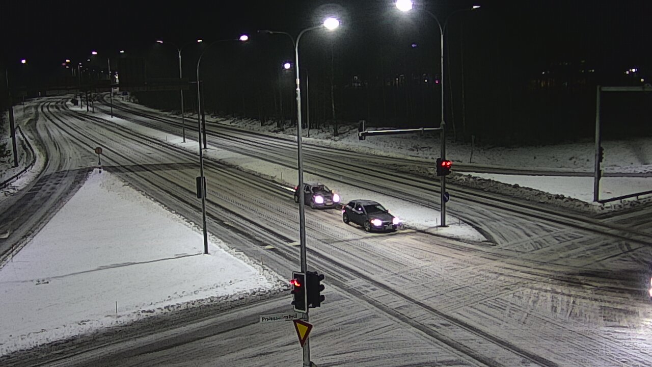 Weather Camera Image Väg 22 Uleåborg öst, Oulu, Pohjois-Pohjanmaa