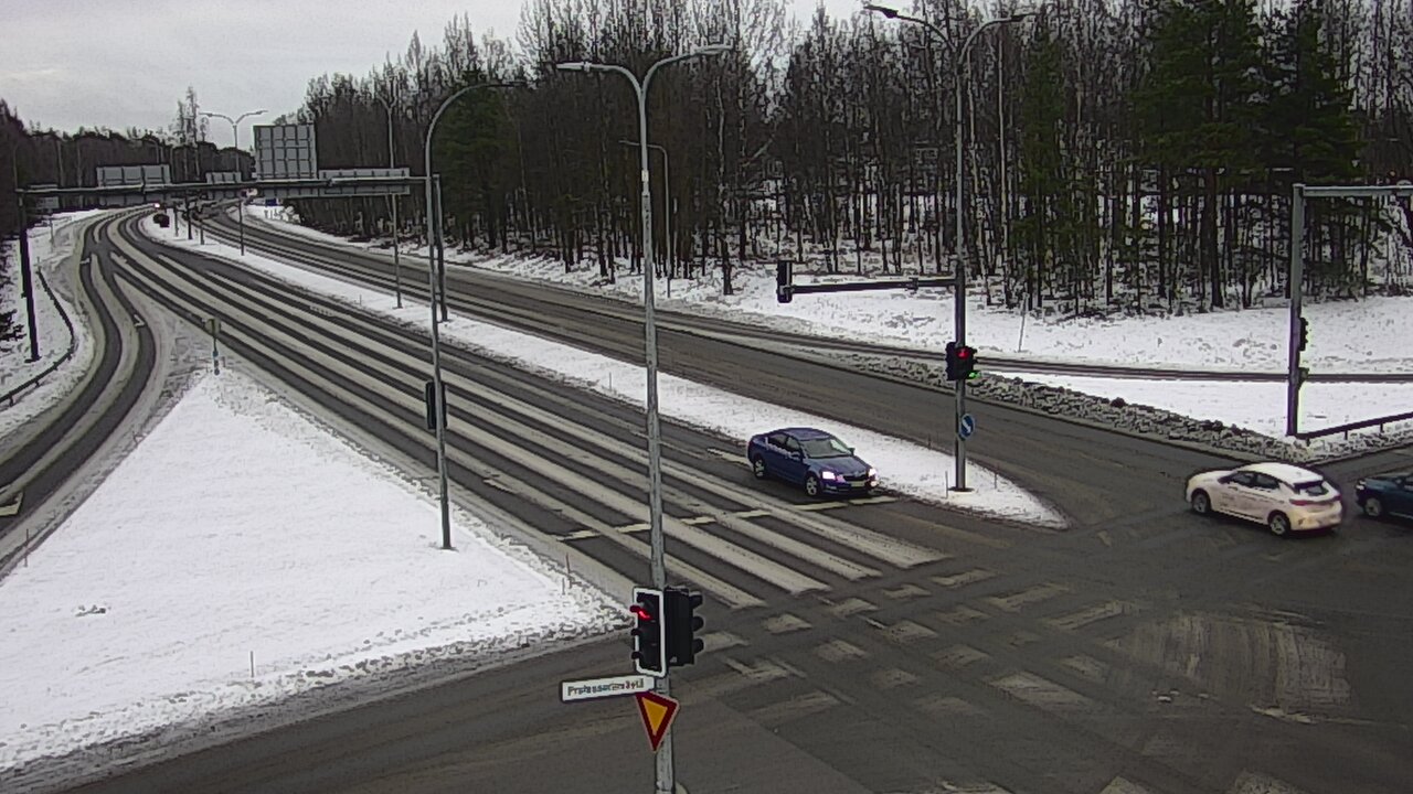 Weather Camera Image Väg 22 Uleåborg öst, Oulu, Pohjois-Pohjanmaa
