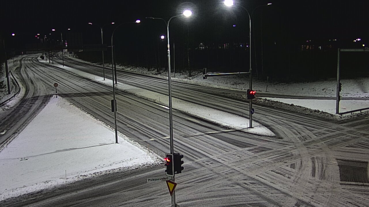 Weather Camera Image Väg 22 Uleåborg öst, Oulu, Pohjois-Pohjanmaa