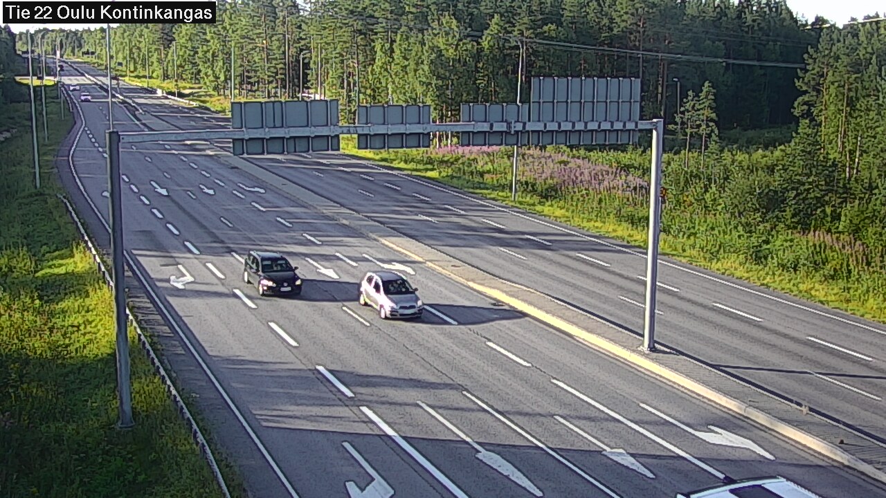 Kelikamerat Kuva Tie 22 Oulu Kaukovainio, Oulu, Pohjois-Pohjanmaa