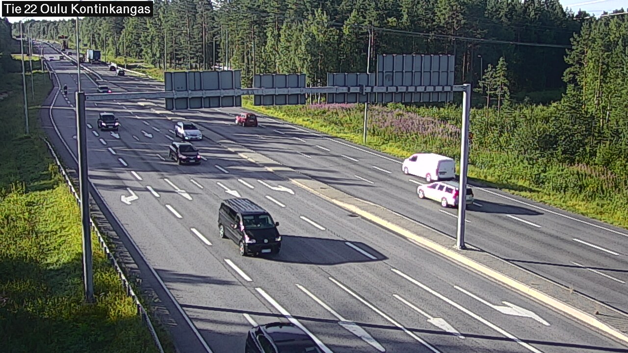 Weather Camera Image Road 22 Oulu Kaukovainio, Oulu, Pohjois-Pohjanmaa