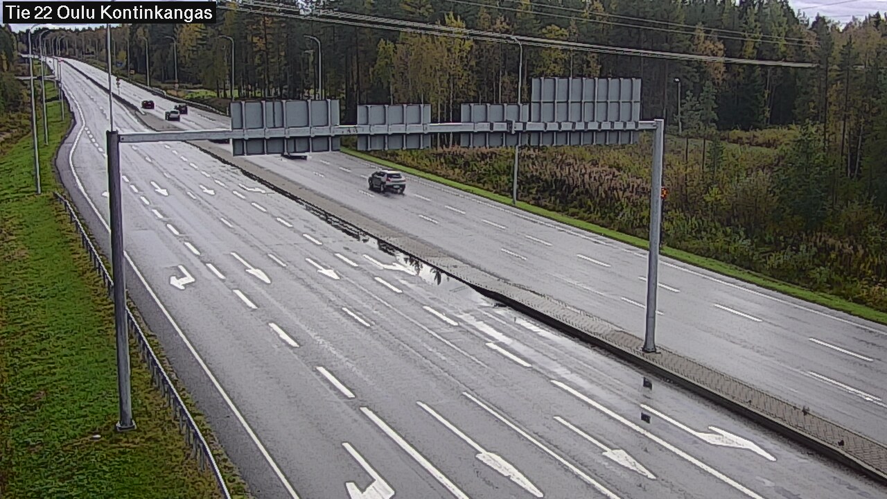Weather Camera Image Road 22 Oulu Kaukovainio, Oulu, Pohjois-Pohjanmaa