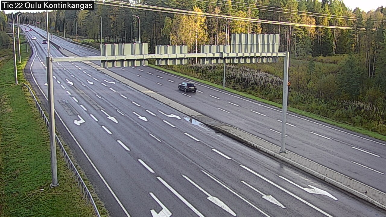 Weather Camera Image Road 22 Oulu Kaukovainio, Oulu, Pohjois-Pohjanmaa