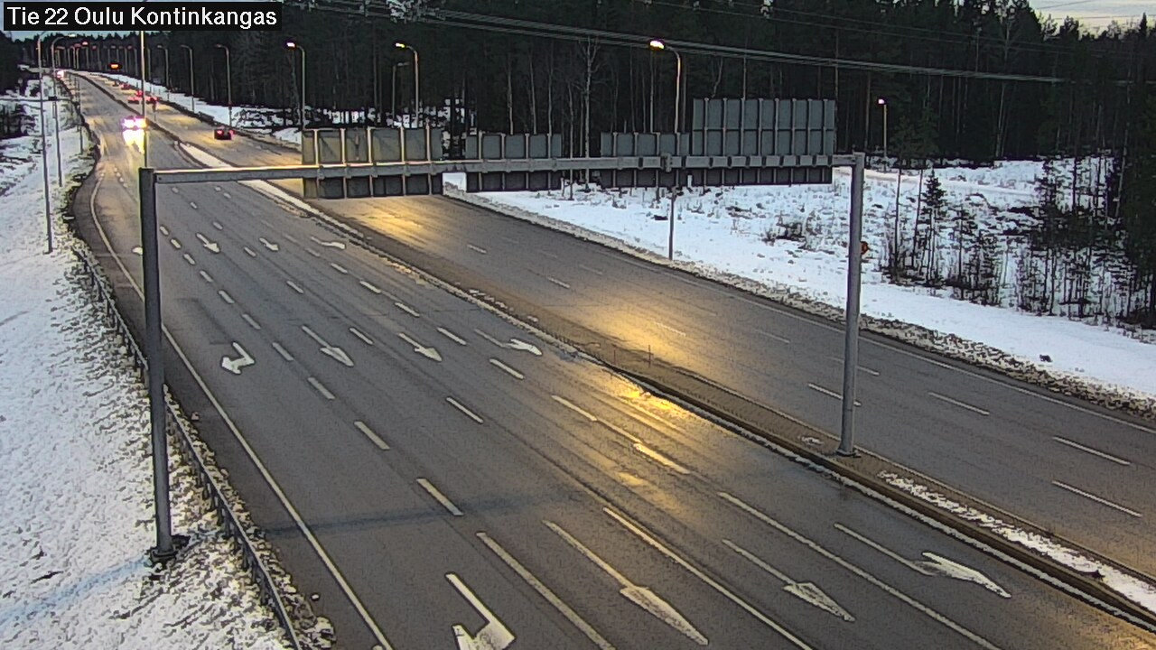 Kelikamerat Kuva Tie 22 Oulu Kaukovainio, Oulu, Pohjois-Pohjanmaa