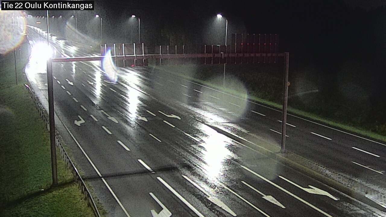 Weather Camera Image Road 22 Oulu Kaukovainio, Oulu, Pohjois-Pohjanmaa