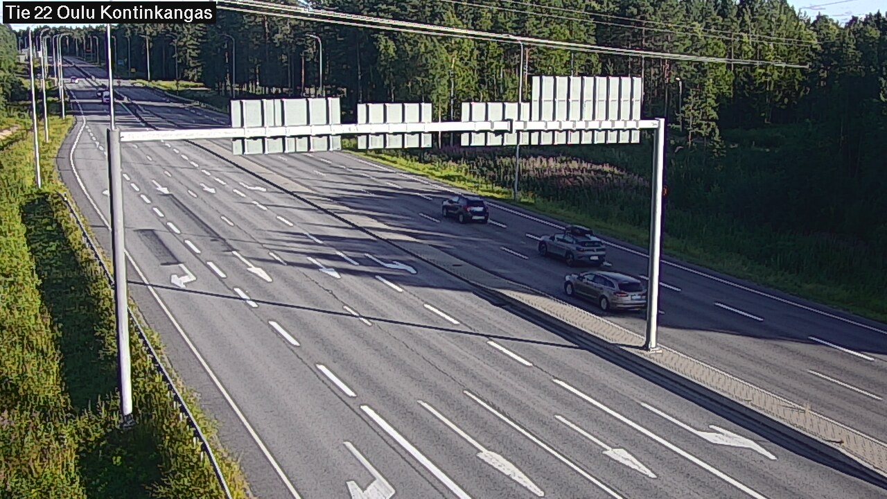 Kelikamerat Kuva Tie 22 Oulu Kaukovainio, Oulu, Pohjois-Pohjanmaa