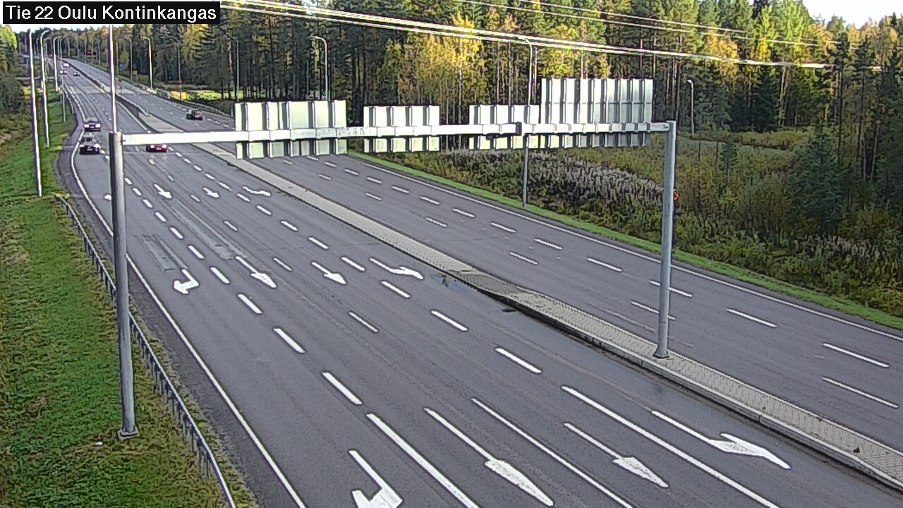 Weather Camera Image Road 22 Oulu Kaukovainio, Oulu, Pohjois-Pohjanmaa