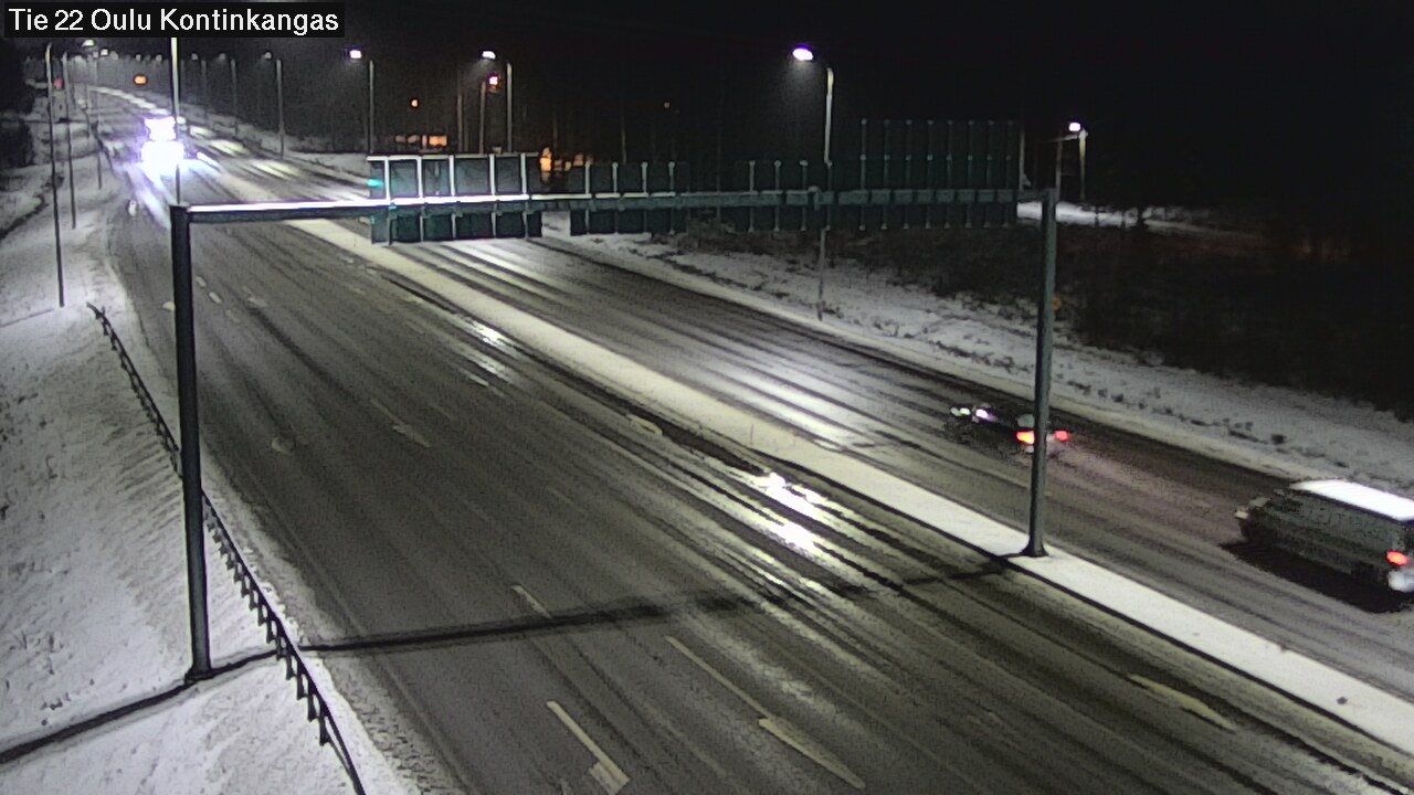Weather Camera Image Väg 22 Oulu Kaukovainio, Oulu, Pohjois-Pohjanmaa