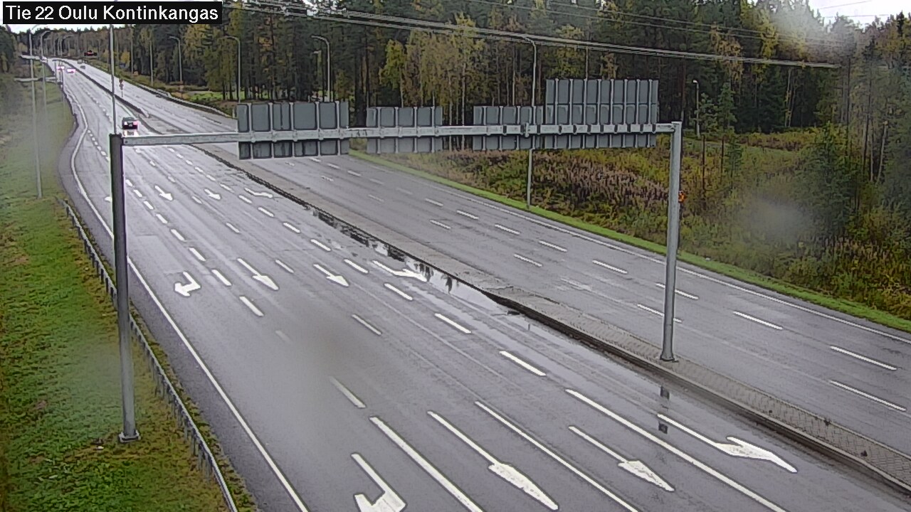 Weather Camera Image Road 22 Oulu Kaukovainio, Oulu, Pohjois-Pohjanmaa