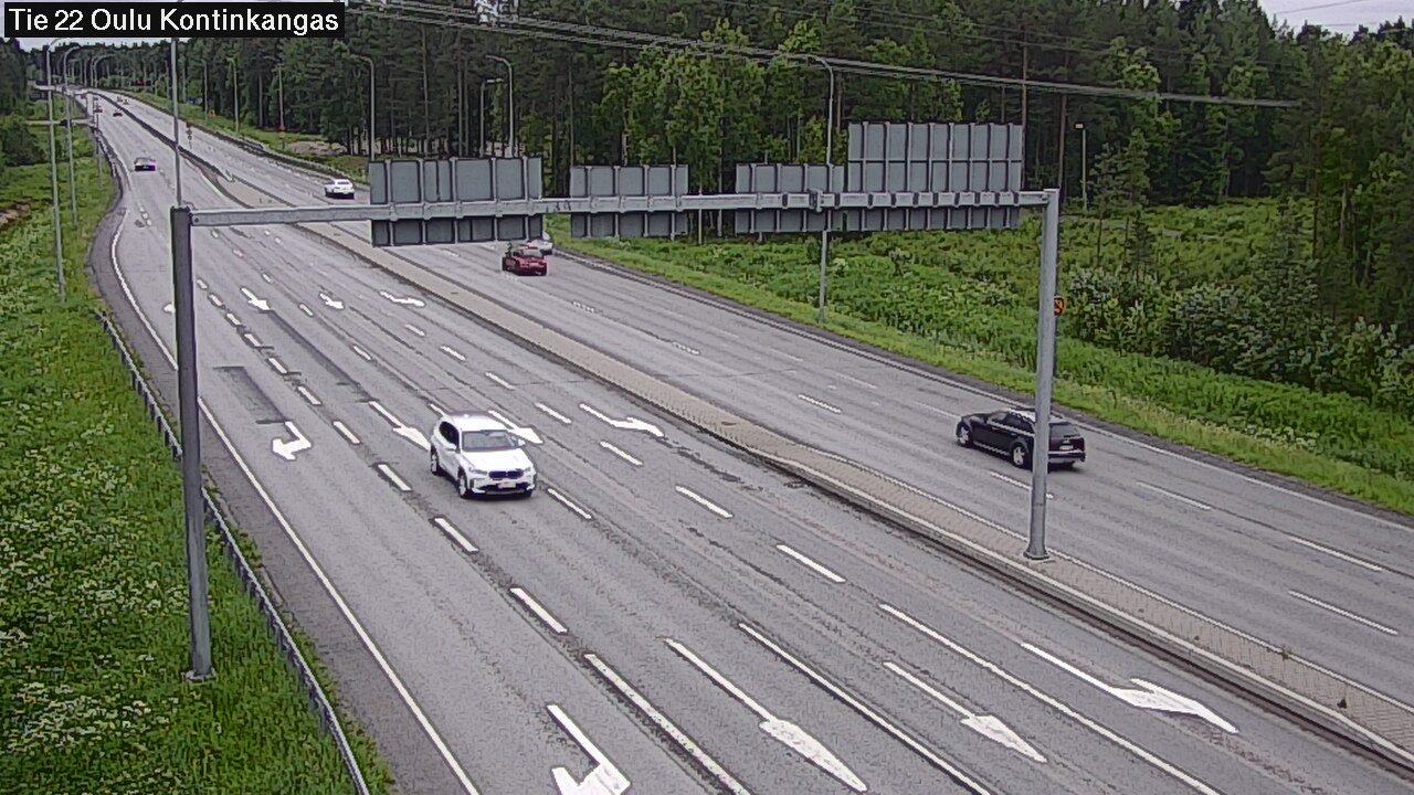 Weather Camera Image Road 22 Oulu Kaukovainio, Oulu, Pohjois-Pohjanmaa