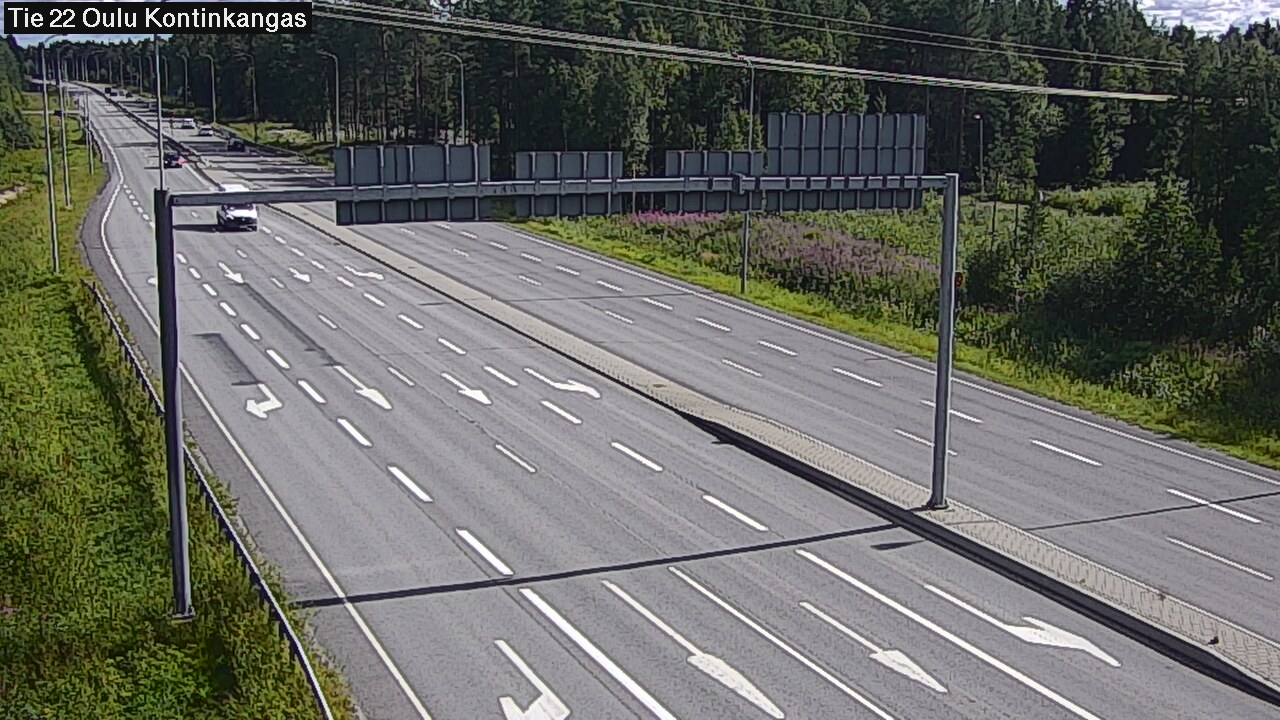 Kelikamerat Kuva Tie 22 Oulu Kaukovainio, Oulu, Pohjois-Pohjanmaa