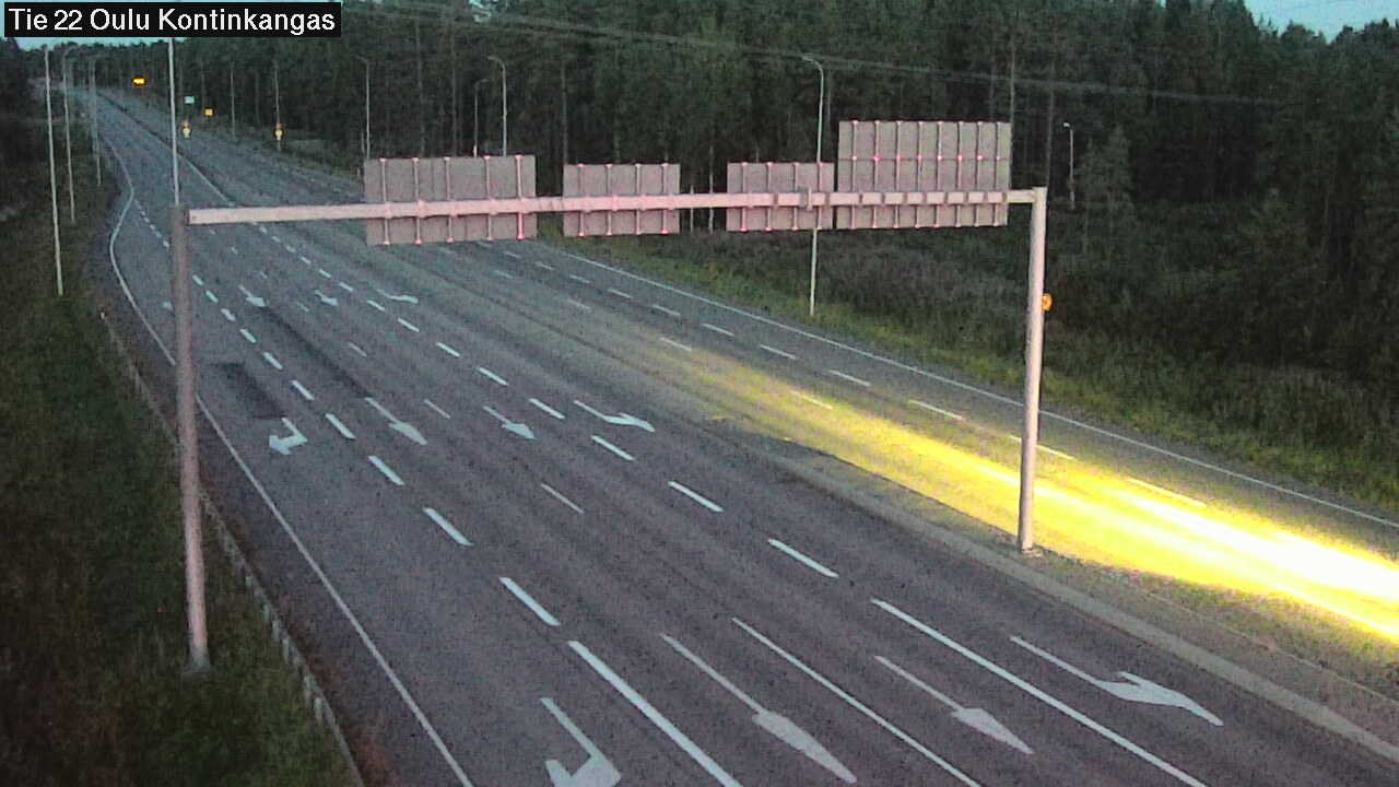 Kelikamerat Kuva Tie 22 Oulu Kaukovainio, Oulu, Pohjois-Pohjanmaa