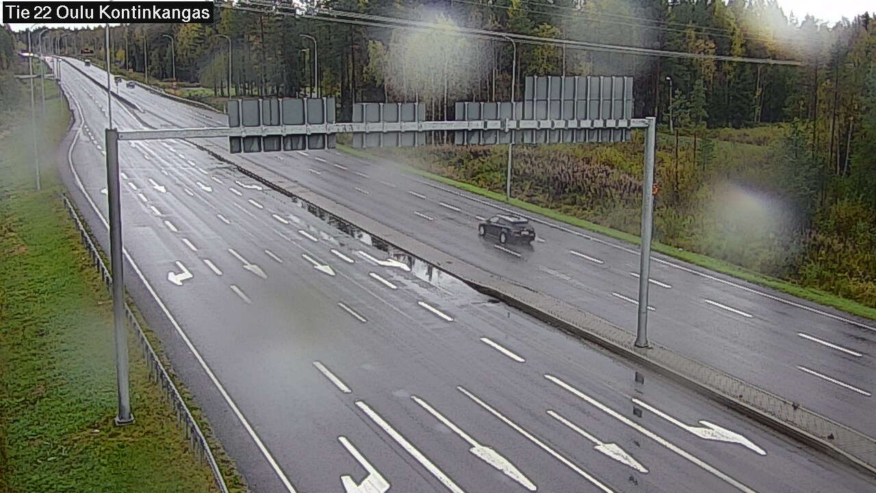 Weather Camera Image Road 22 Oulu Kaukovainio, Oulu, Pohjois-Pohjanmaa