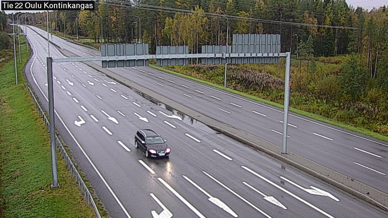 Weather Camera Image Road 22 Oulu Kaukovainio, Oulu, Pohjois-Pohjanmaa