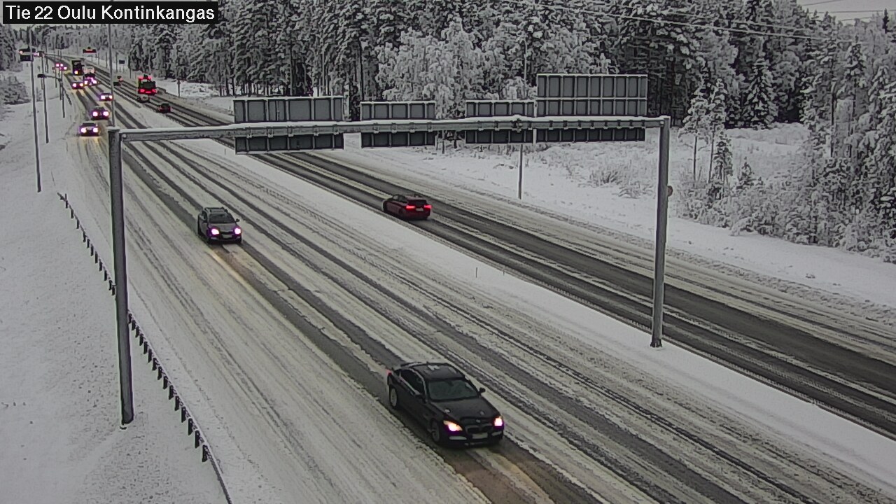 Kelikamerat Kuva Tie 22 Oulu Kaukovainio, Oulu, Pohjois-Pohjanmaa