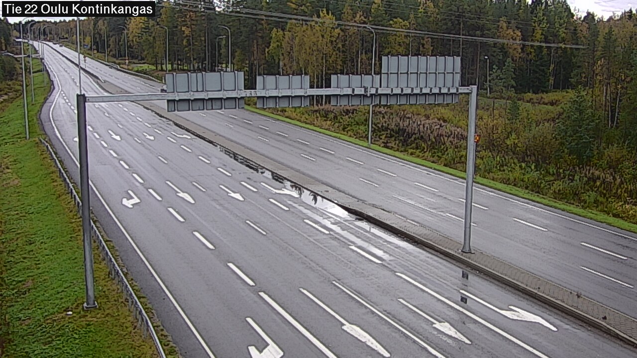 Weather Camera Image Road 22 Oulu Kaukovainio, Oulu, Pohjois-Pohjanmaa