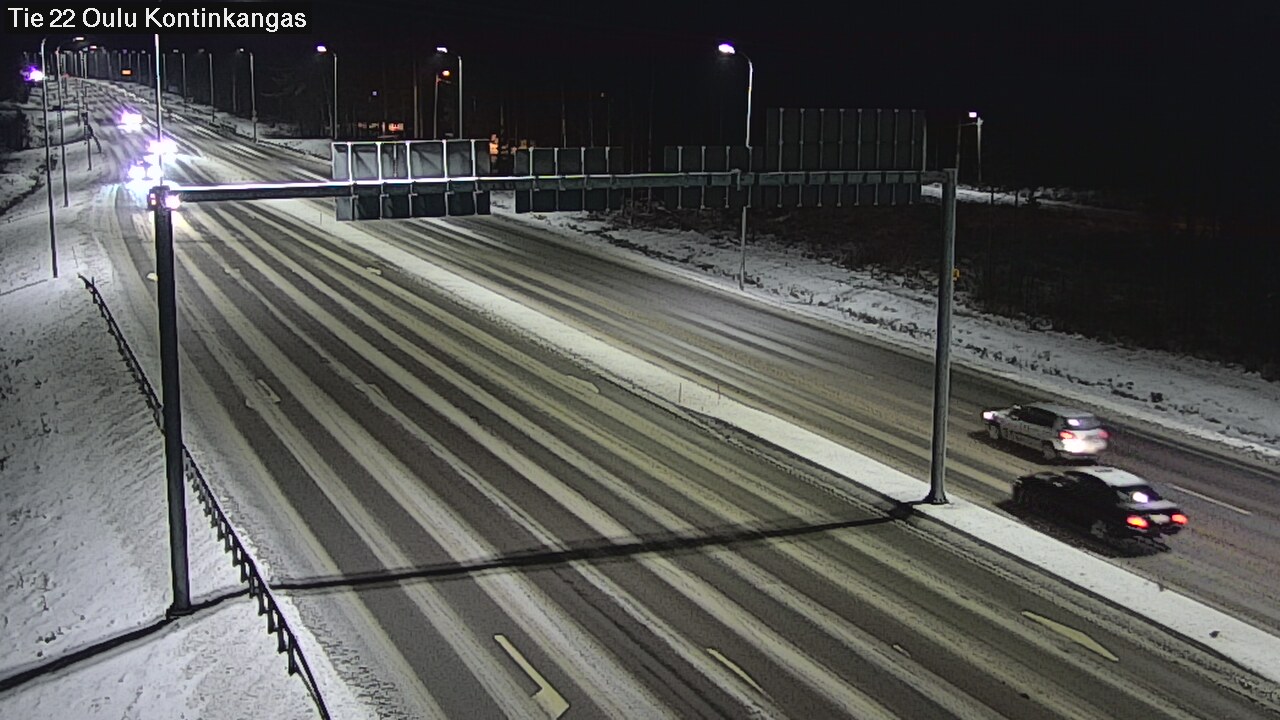 Weather Camera Image Road 22 Oulu Kaukovainio, Oulu, Pohjois-Pohjanmaa