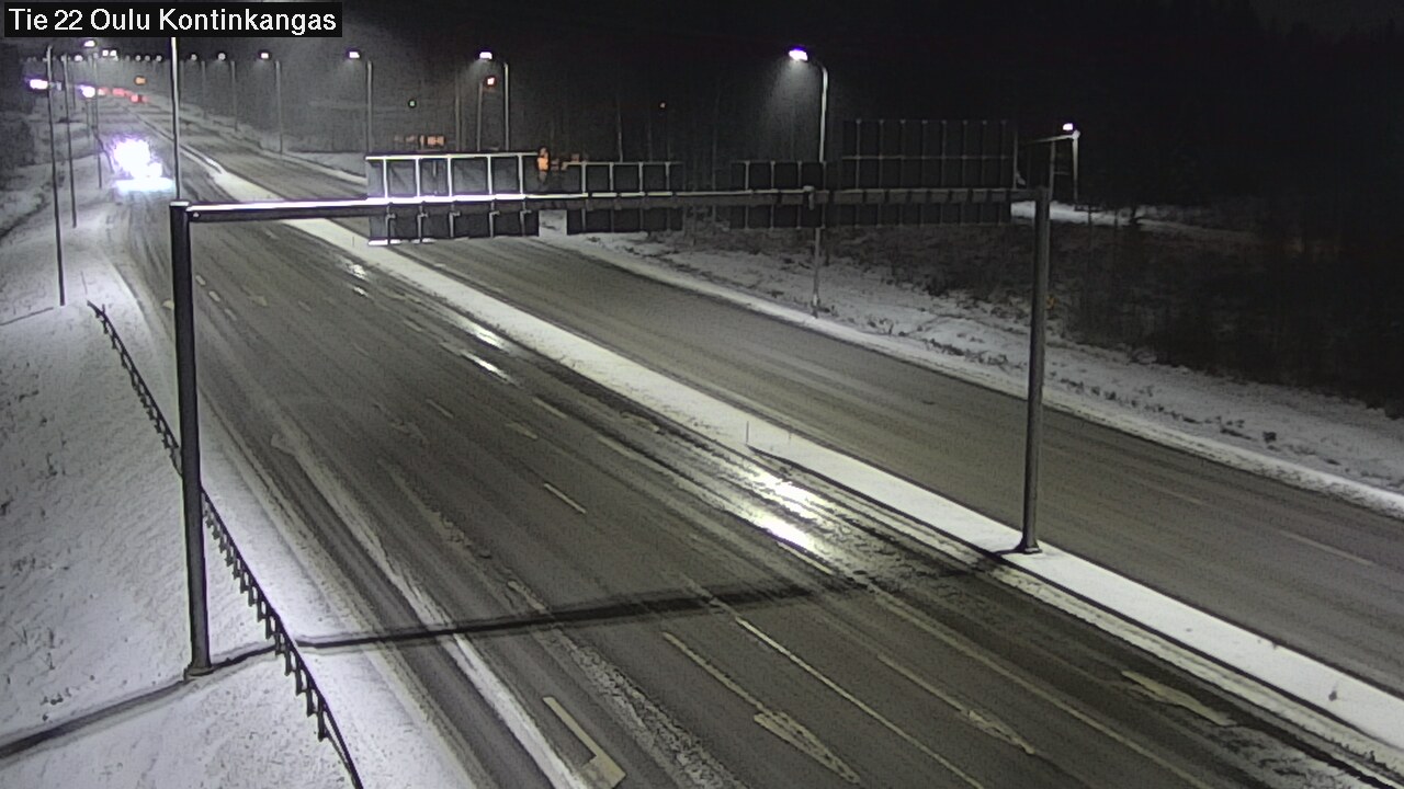 Weather Camera Image Väg 22 Oulu Kaukovainio, Oulu, Pohjois-Pohjanmaa