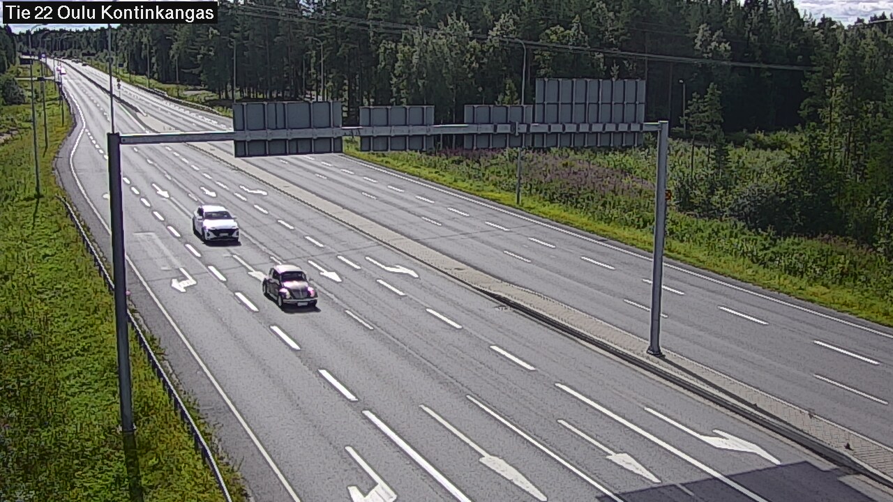 Weather Camera Image Väg 22 Oulu Kaukovainio, Oulu, Pohjois-Pohjanmaa