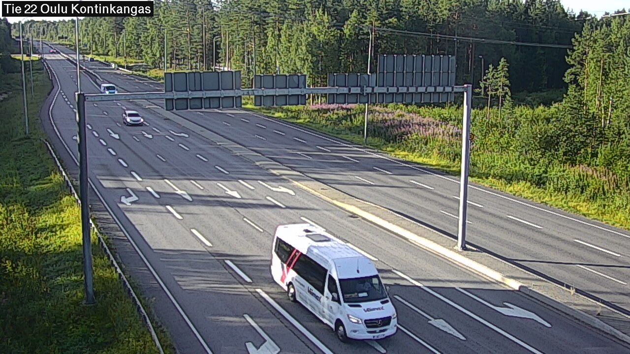 Weather Camera Image Road 22 Oulu Kaukovainio, Oulu, Pohjois-Pohjanmaa