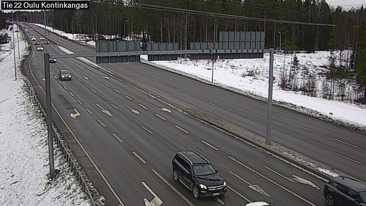 Kelikamerat Kuva Tie 22 Oulu Kaukovainio, Oulu, Pohjois-Pohjanmaa