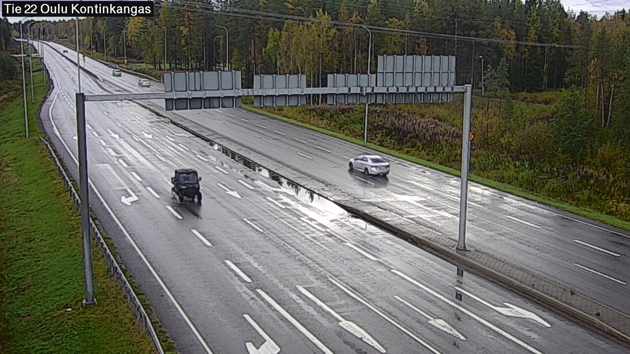 Weather Camera Image Road 22 Oulu Kaukovainio, Oulu, Pohjois-Pohjanmaa