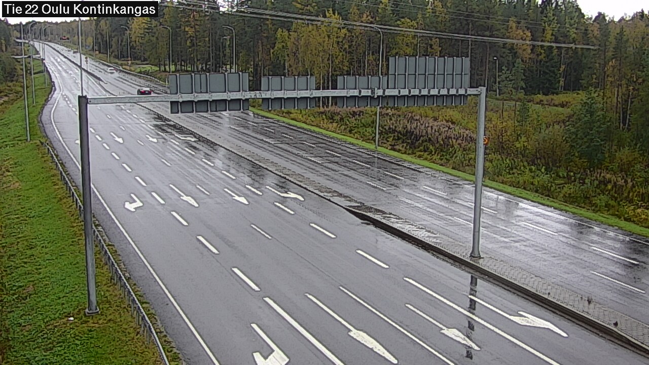Weather Camera Image Road 22 Oulu Kaukovainio, Oulu, Pohjois-Pohjanmaa