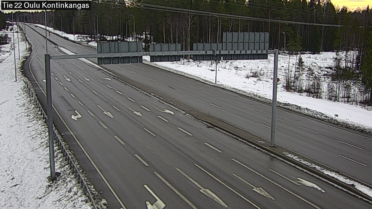 Kelikamerat Kuva Tie 22 Oulu Kaukovainio, Oulu, Pohjois-Pohjanmaa