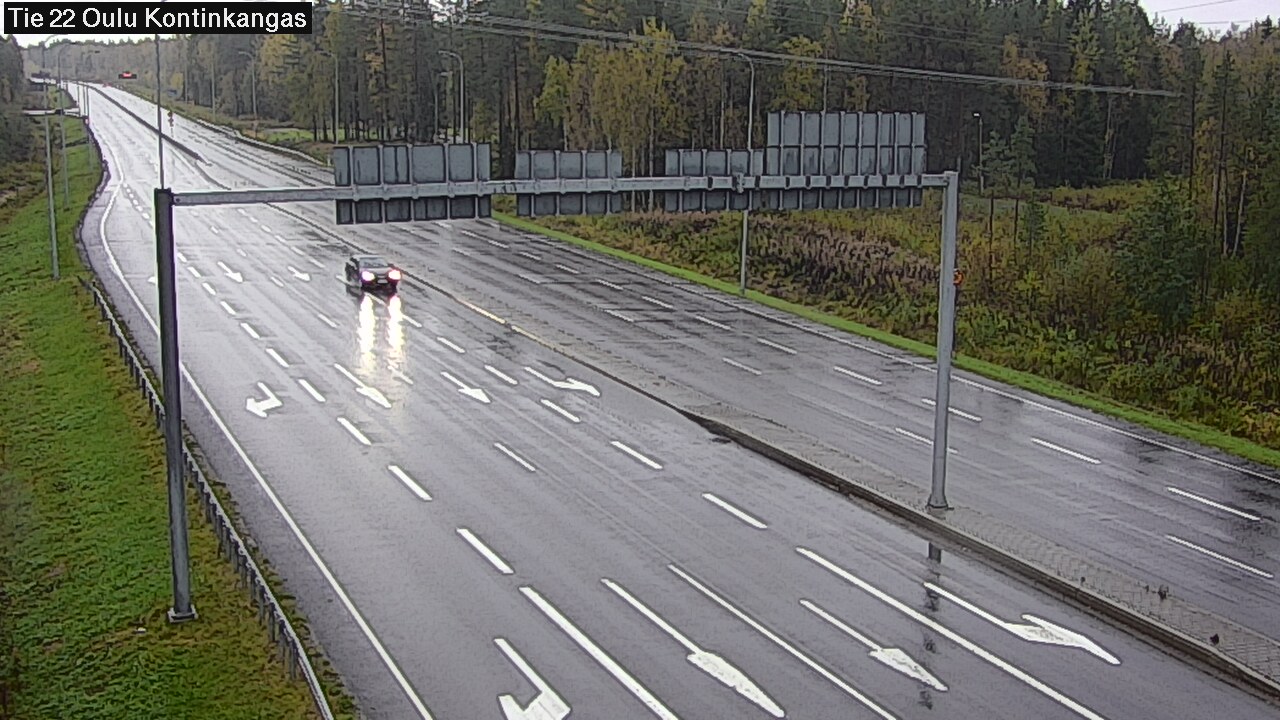 Weather Camera Image Road 22 Oulu Kaukovainio, Oulu, Pohjois-Pohjanmaa