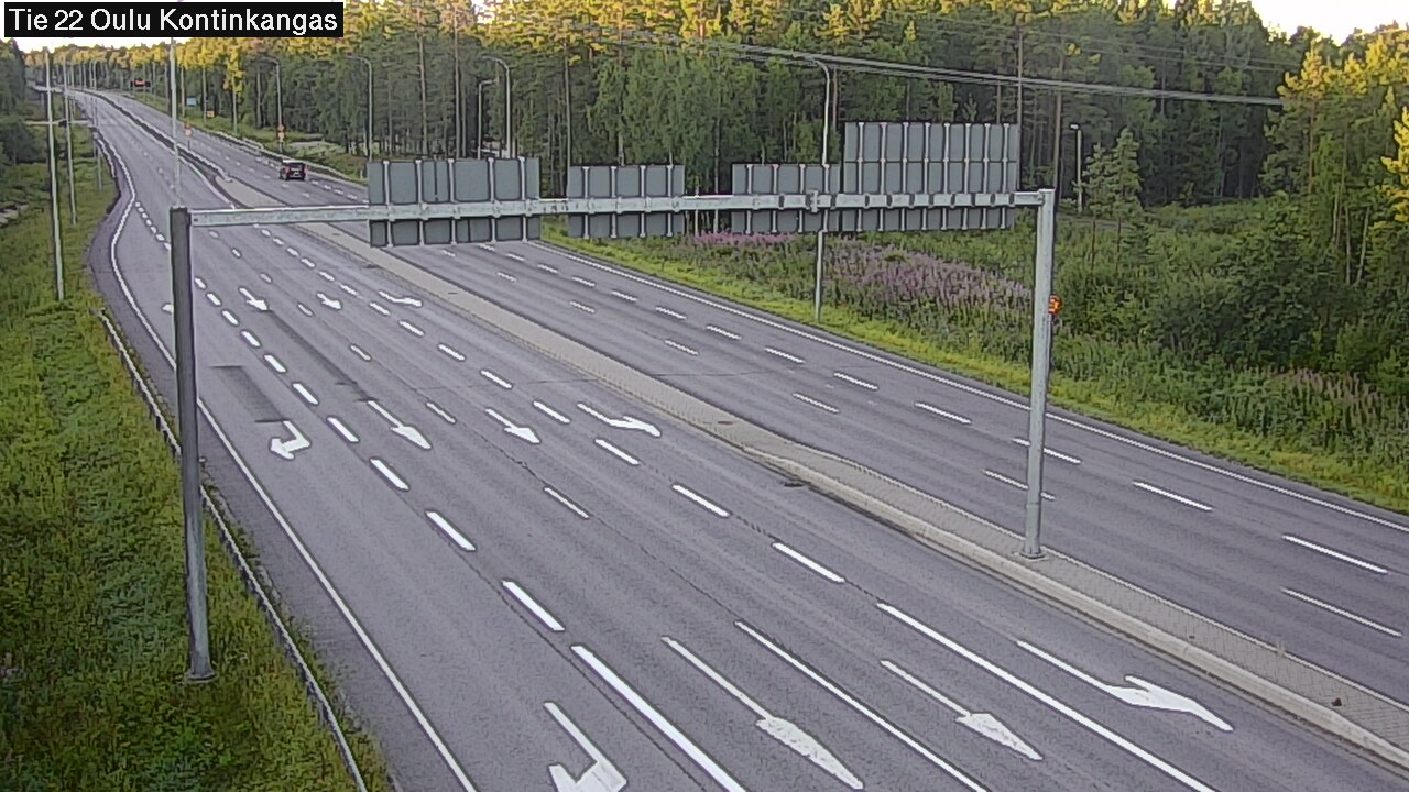 Weather Camera Image Road 22 Oulu Kaukovainio, Oulu, Pohjois-Pohjanmaa