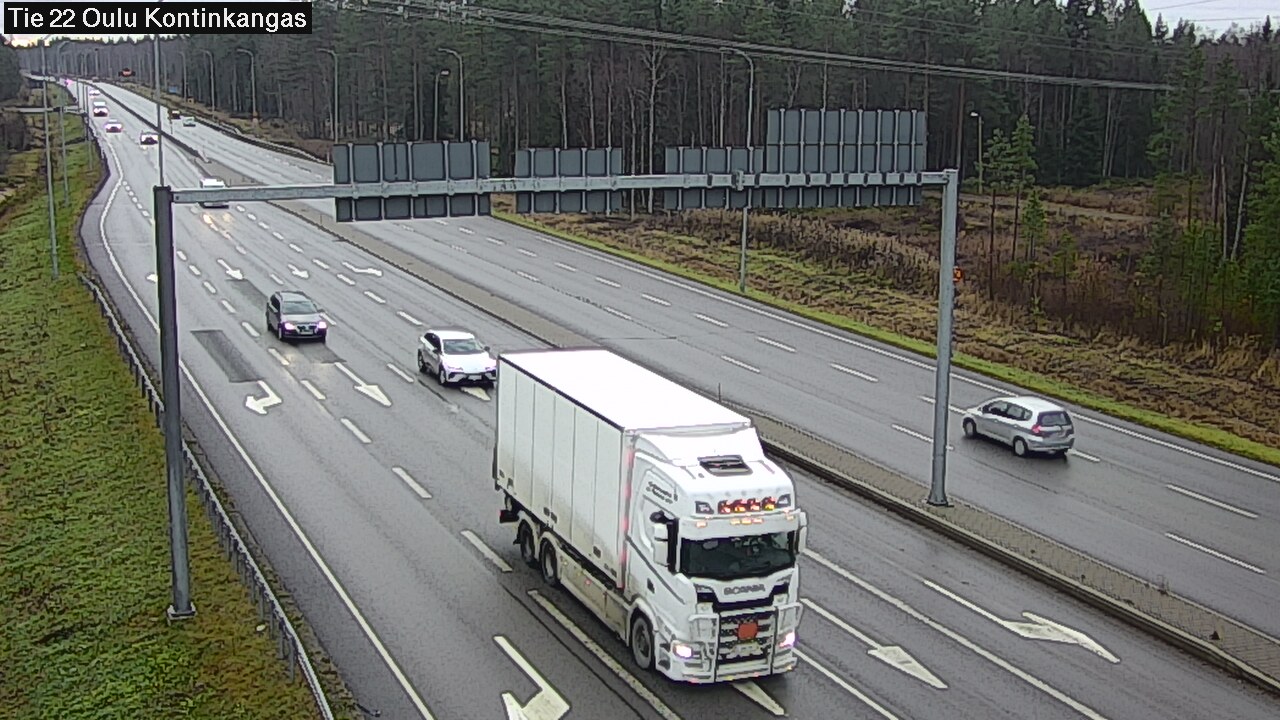 Kelikamerat Kuva Tie 22 Oulu Kaukovainio, Oulu, Pohjois-Pohjanmaa