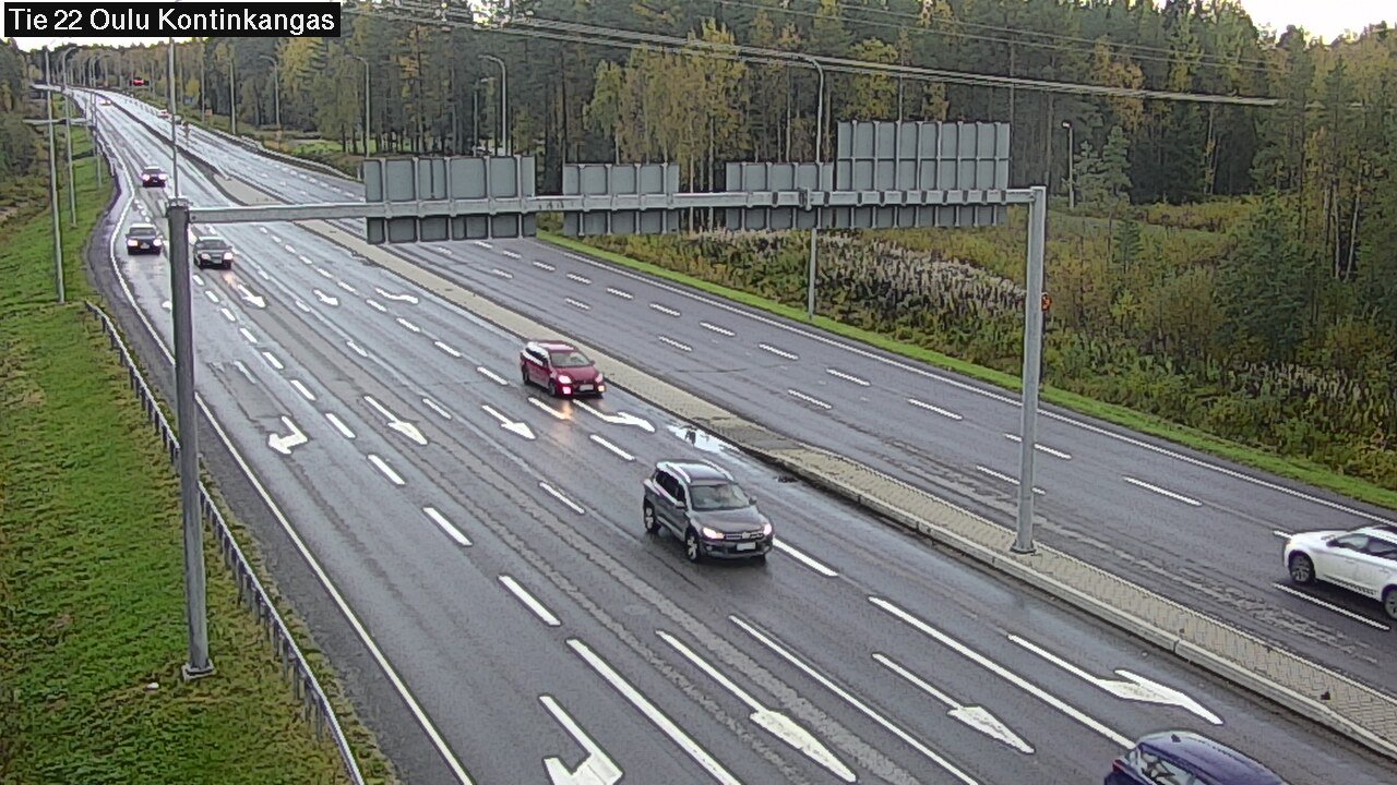 Weather Camera Image Road 22 Oulu Kaukovainio, Oulu, Pohjois-Pohjanmaa