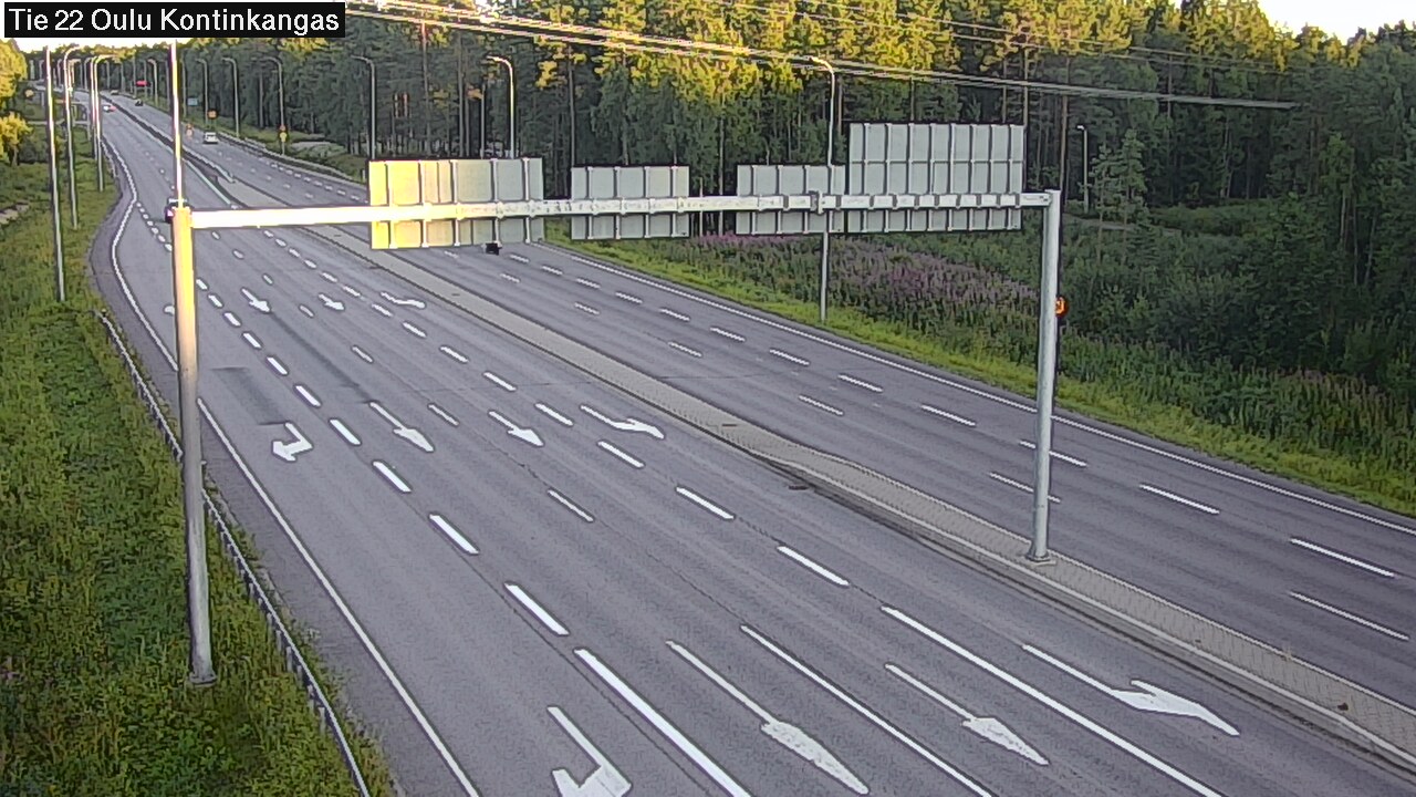 Kelikamerat Kuva Tie 22 Oulu Kaukovainio, Oulu, Pohjois-Pohjanmaa