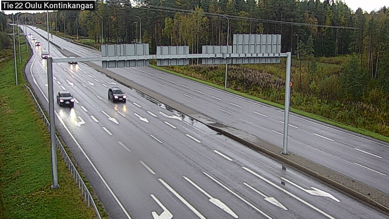 Weather Camera Image Road 22 Oulu Kaukovainio, Oulu, Pohjois-Pohjanmaa