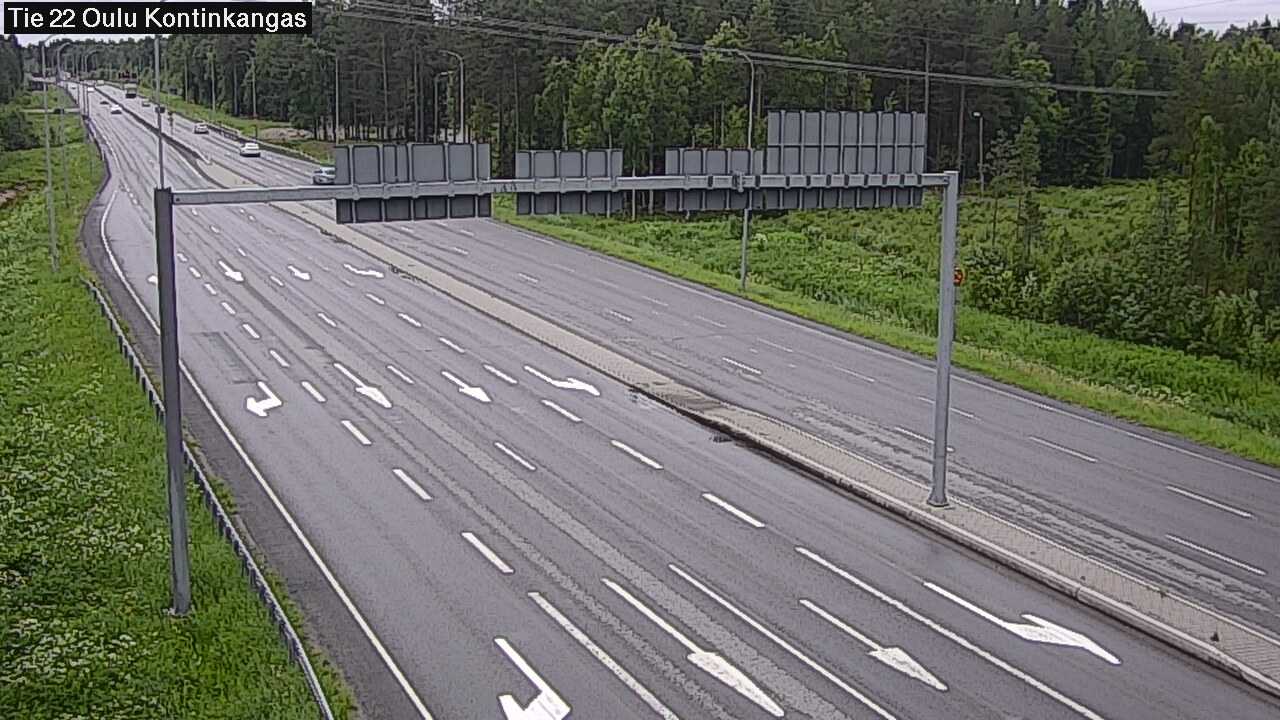 Weather Camera Image Road 22 Oulu Kaukovainio, Oulu, Pohjois-Pohjanmaa