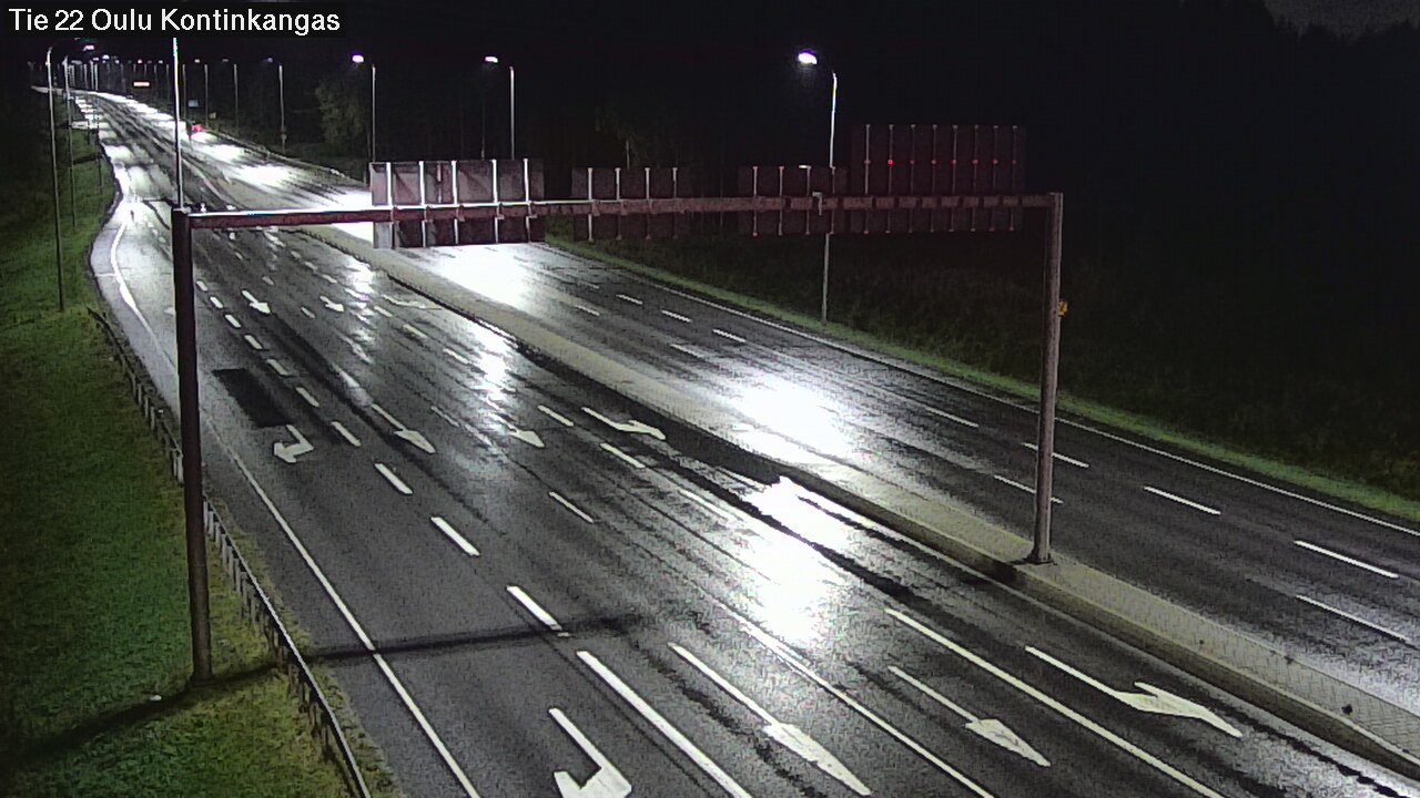 Weather Camera Image Road 22 Oulu Kaukovainio, Oulu, Pohjois-Pohjanmaa