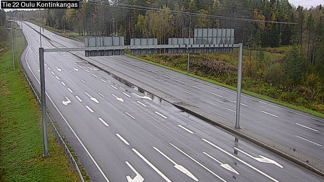 Weather Camera Image Road 22 Oulu Kaukovainio, Oulu, Pohjois-Pohjanmaa