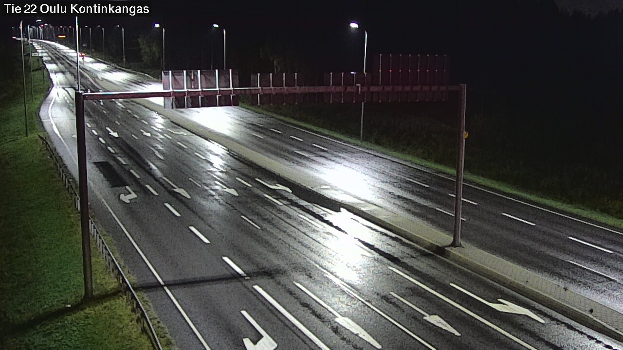 Weather Camera Image Road 22 Oulu Kaukovainio, Oulu, Pohjois-Pohjanmaa