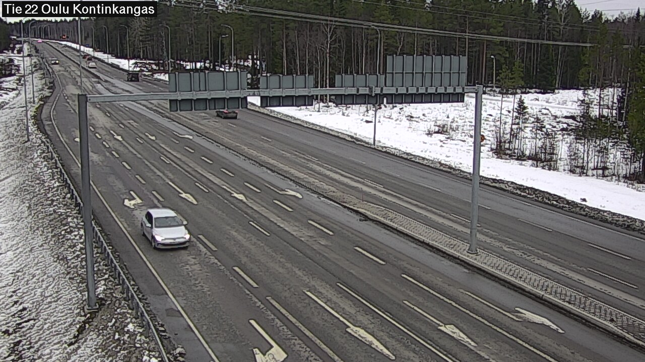 Weather Camera Image Road 22 Oulu Kaukovainio, Oulu, Pohjois-Pohjanmaa
