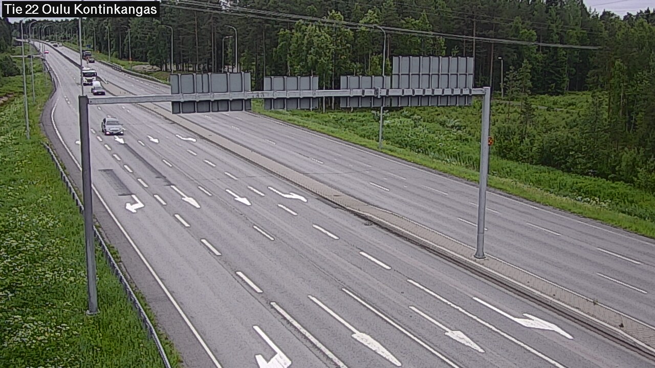 Weather Camera Image Road 22 Oulu Kaukovainio, Oulu, Pohjois-Pohjanmaa
