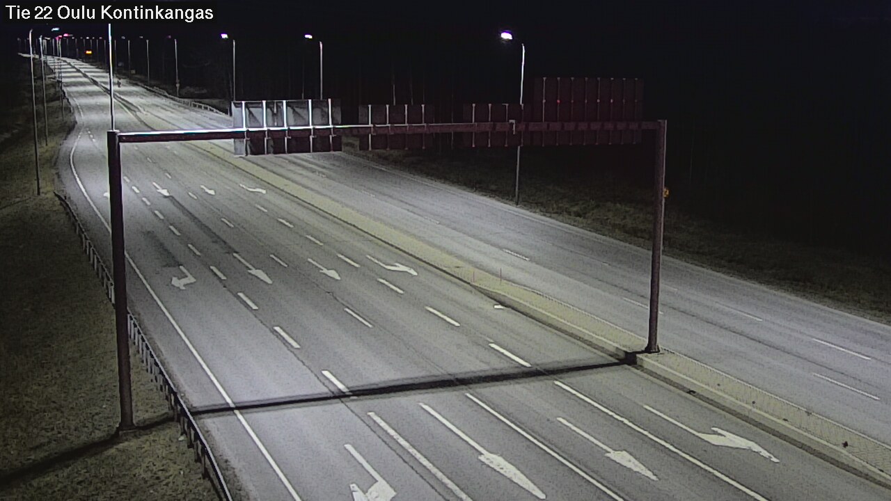 Weather Camera Image Road 22 Oulu Kaukovainio, Oulu, Pohjois-Pohjanmaa